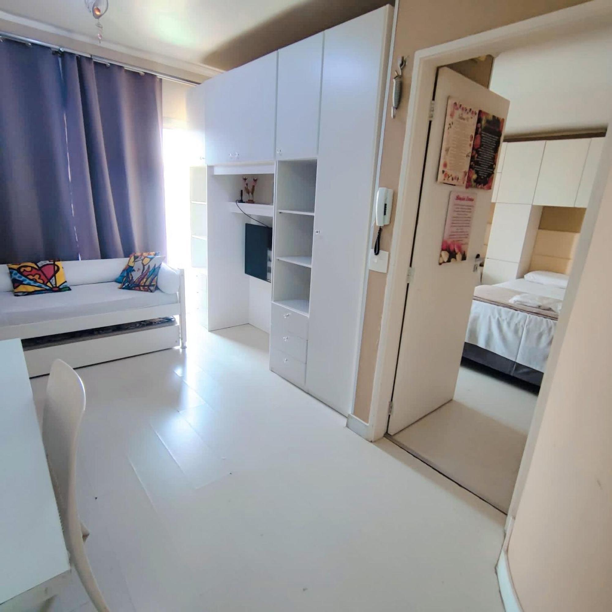 Flat Brlhante 5 Pessoas Garagem Hakka -feirinha-hospitais Apartamento *